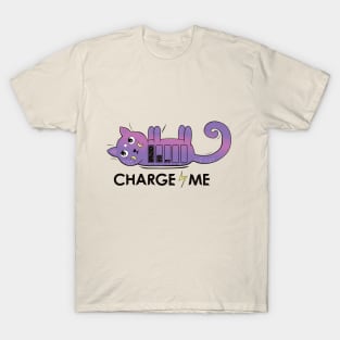 Charge me! Mobile cat T-Shirt